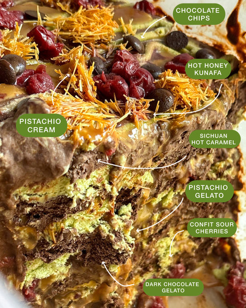 Enchanted Forest - Dark Chocolate, Pistachios and Sour Cherry