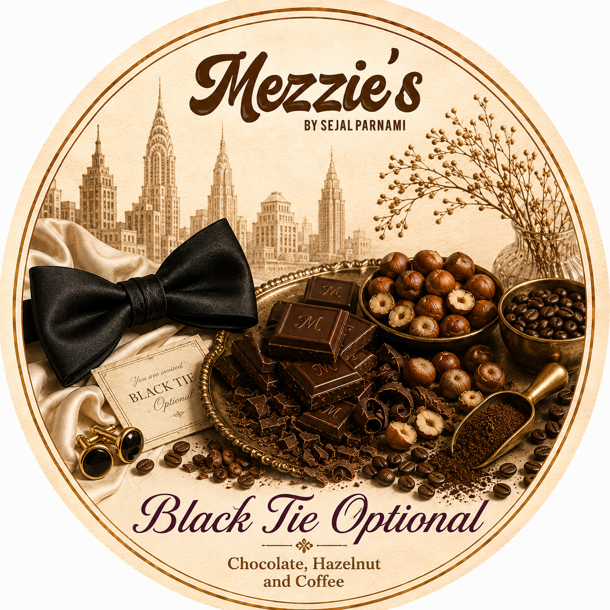 Black Tie Optional - Coffee, Chocolate and Hazelnut Gelato