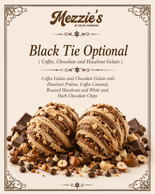 Black Tie Optional - Coffee, Chocolate and Hazelnut Gelato