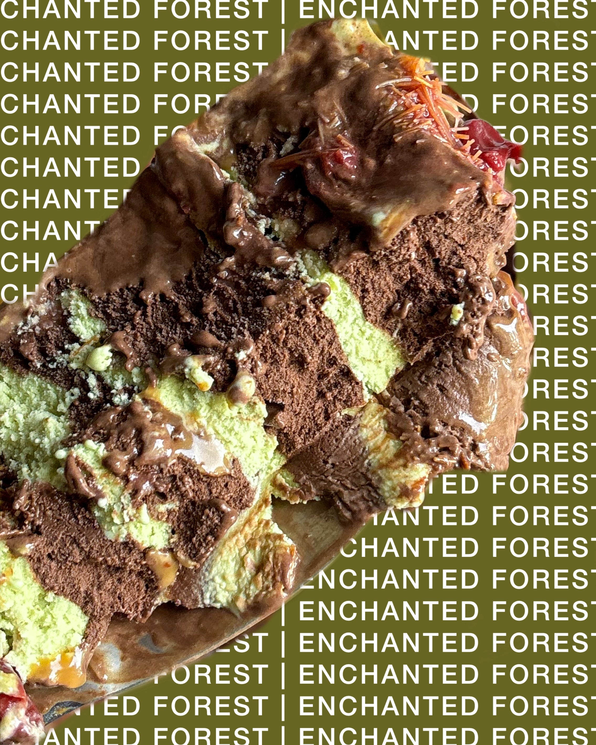 Enchanted Forest - Dark Chocolate, Pistachios and Sour Cherry