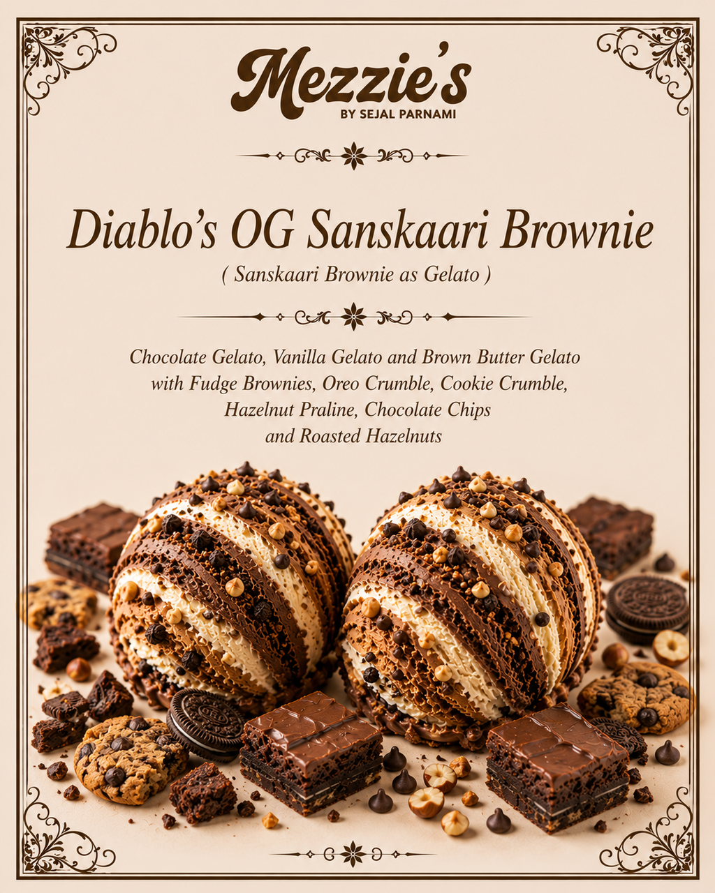 Diablo's OG Sanskaari Brownie Gelato