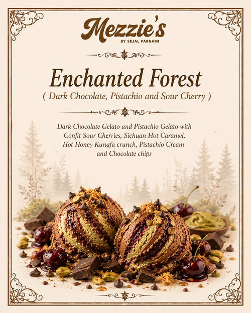 Enchanted Forest - Dark Chocolate, Pistachios and Sour Cherry