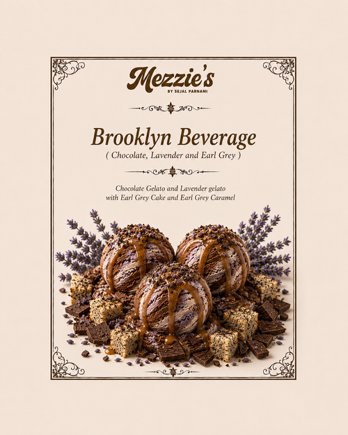 Brooklyn Beverage- Chocolate, Lavender and Earl Grey Gelato