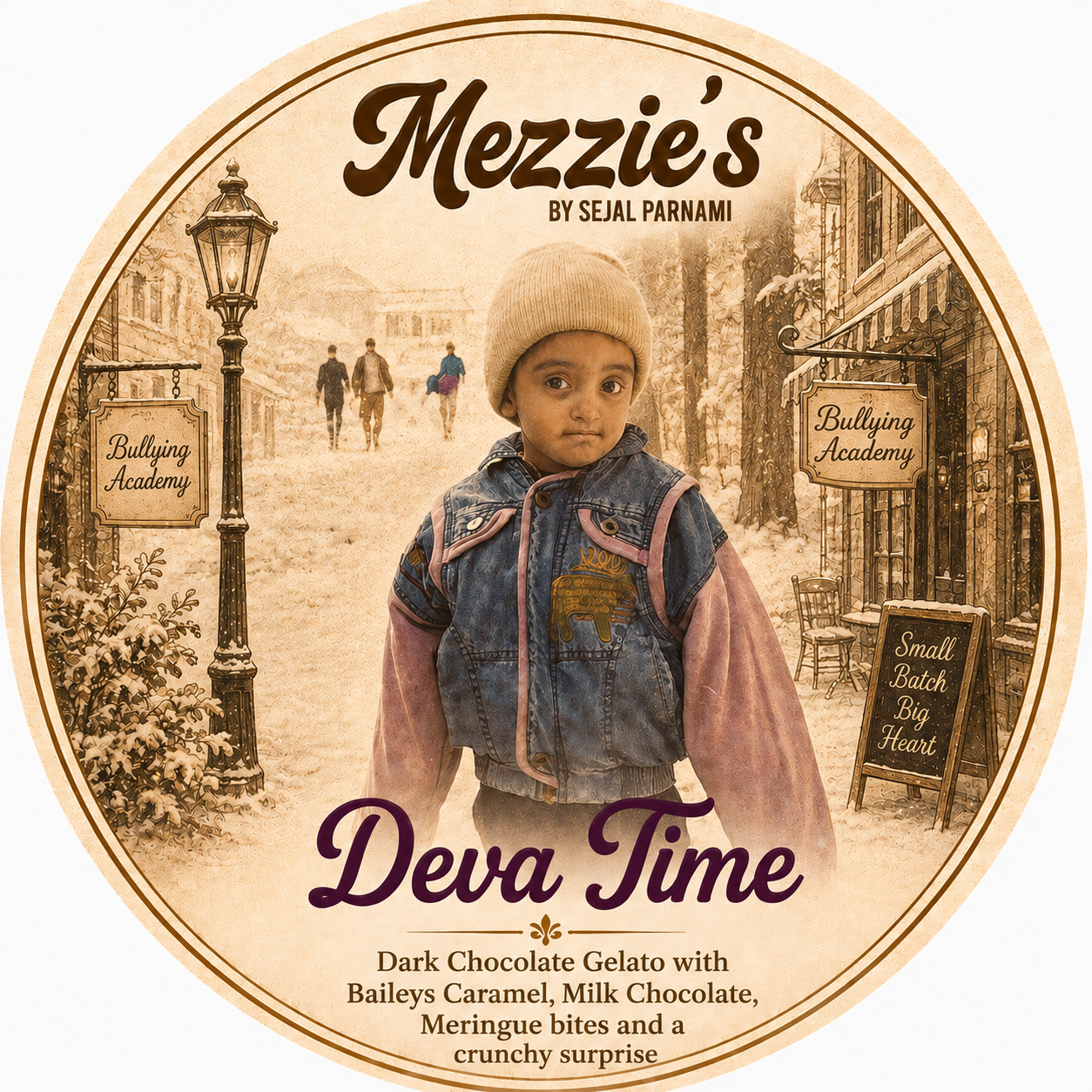 Deva Time - Dark Chocolate, Milk Chocolate, Baileys Caramel, and Meringue Bites